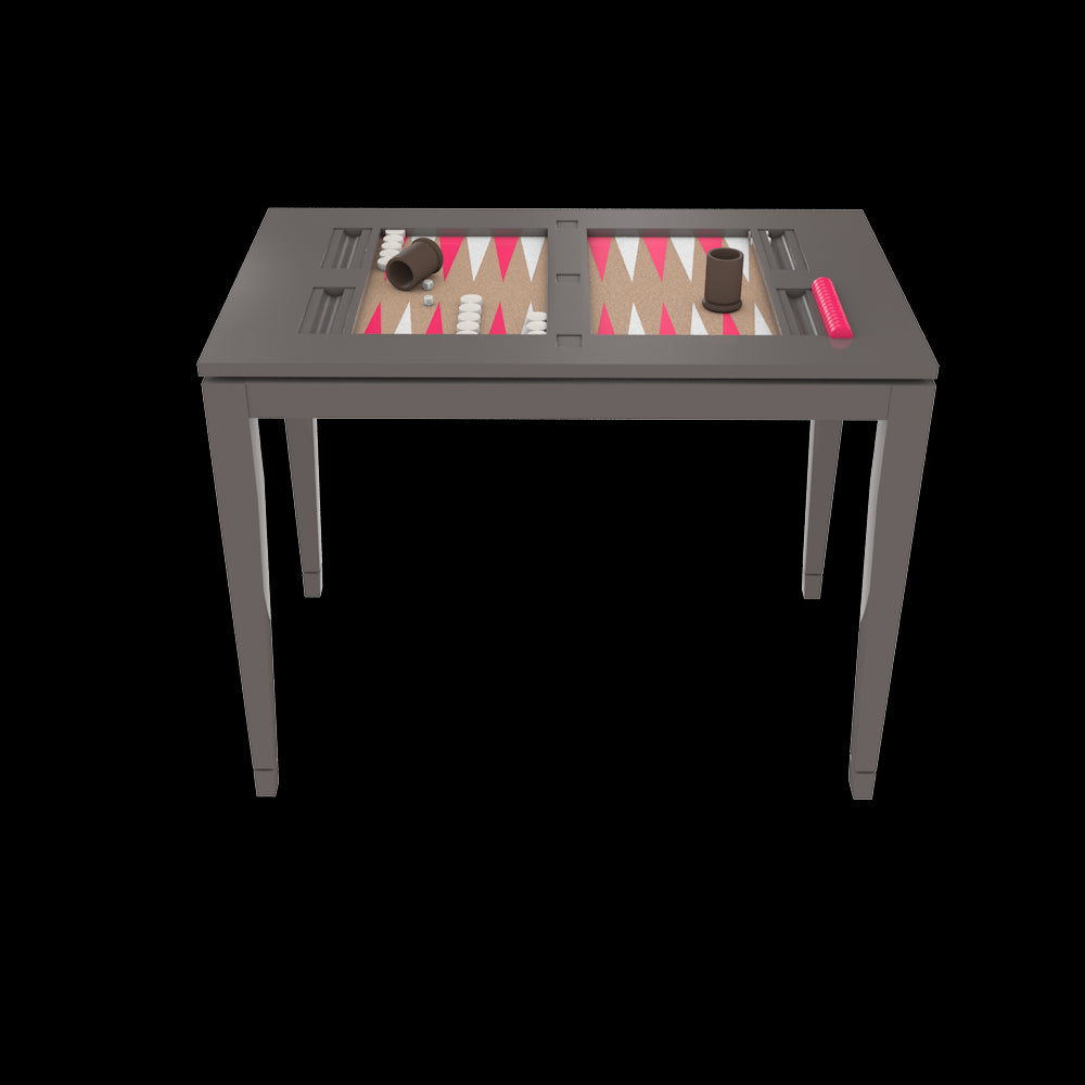 Oomph backgammon table- Kendall Charcoall