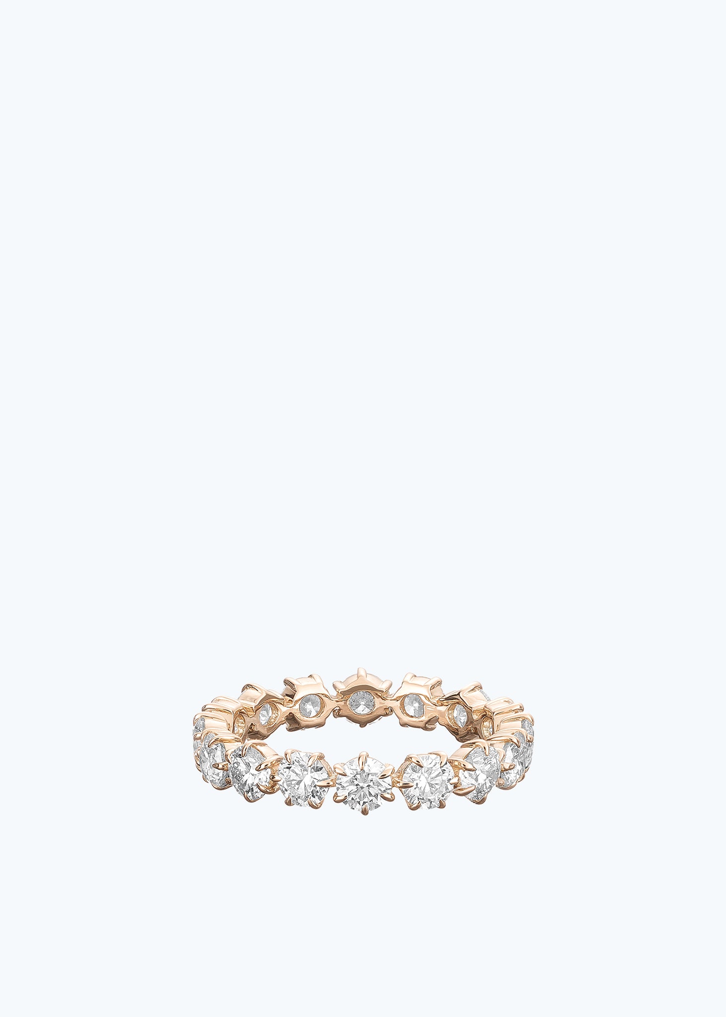 Catherine Eternity Band No.3 Rose Gold Ring