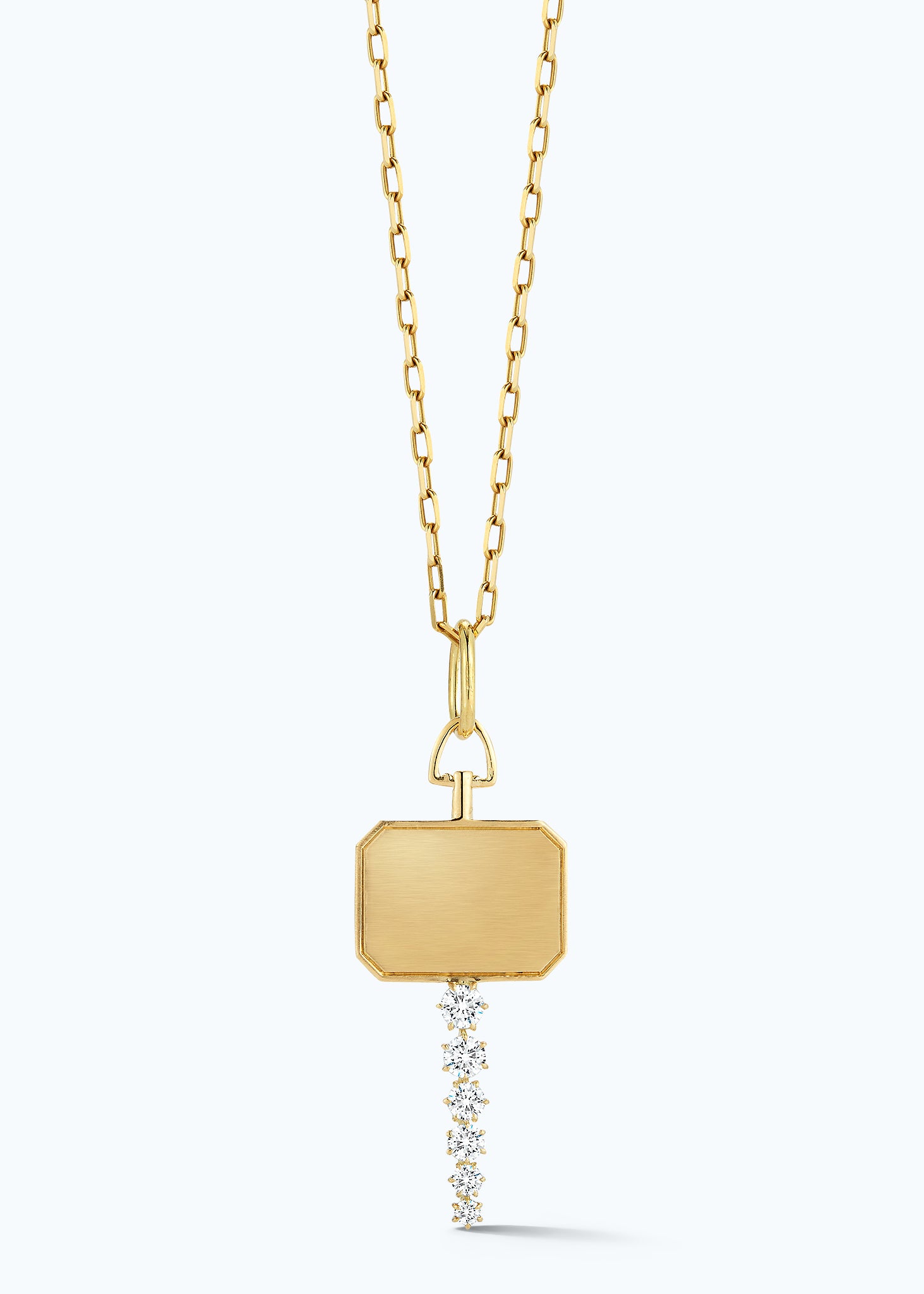 Catherine Key Charm in Yellow Gold