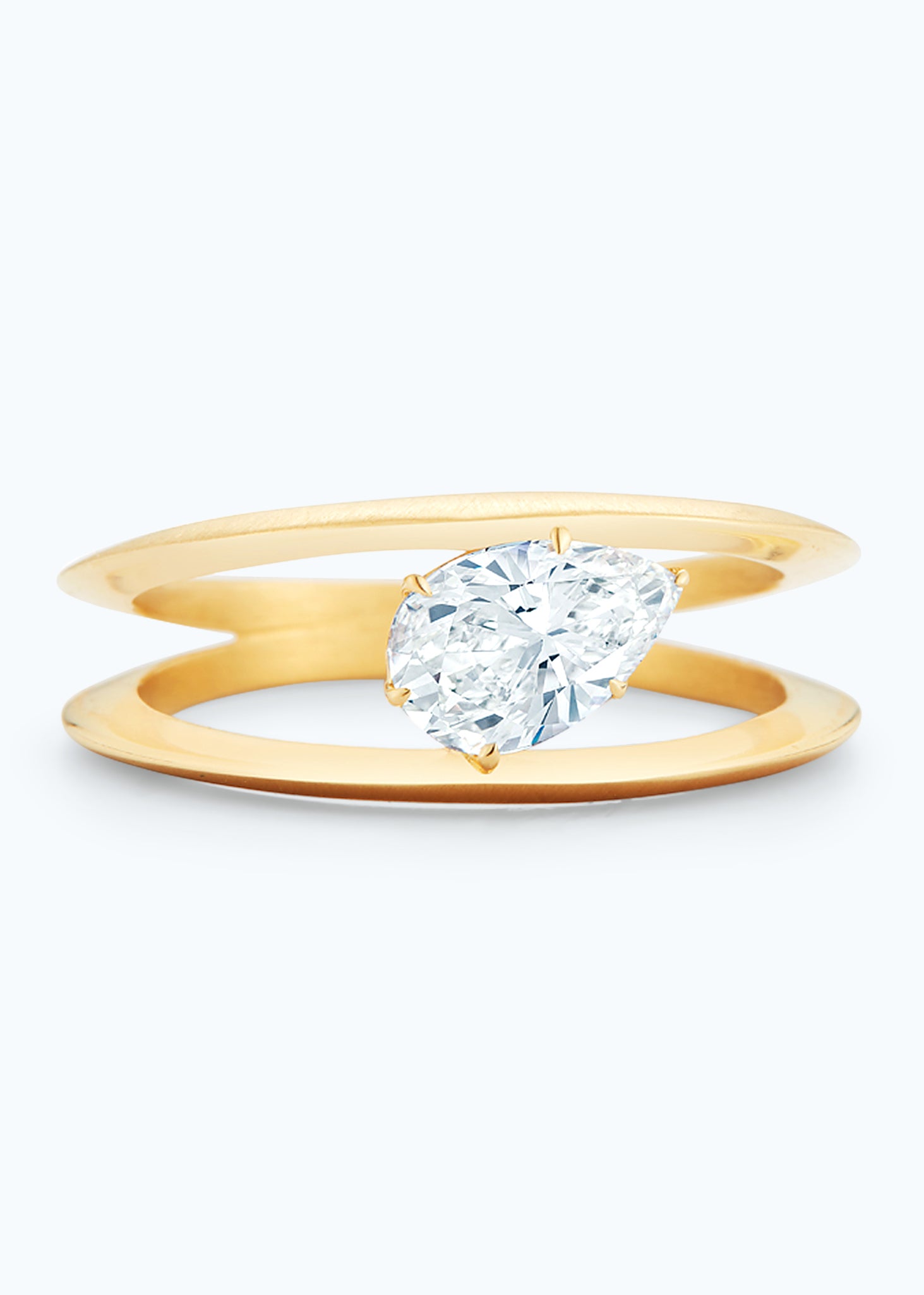 Sadie Solitaire Yellow Gold Ring